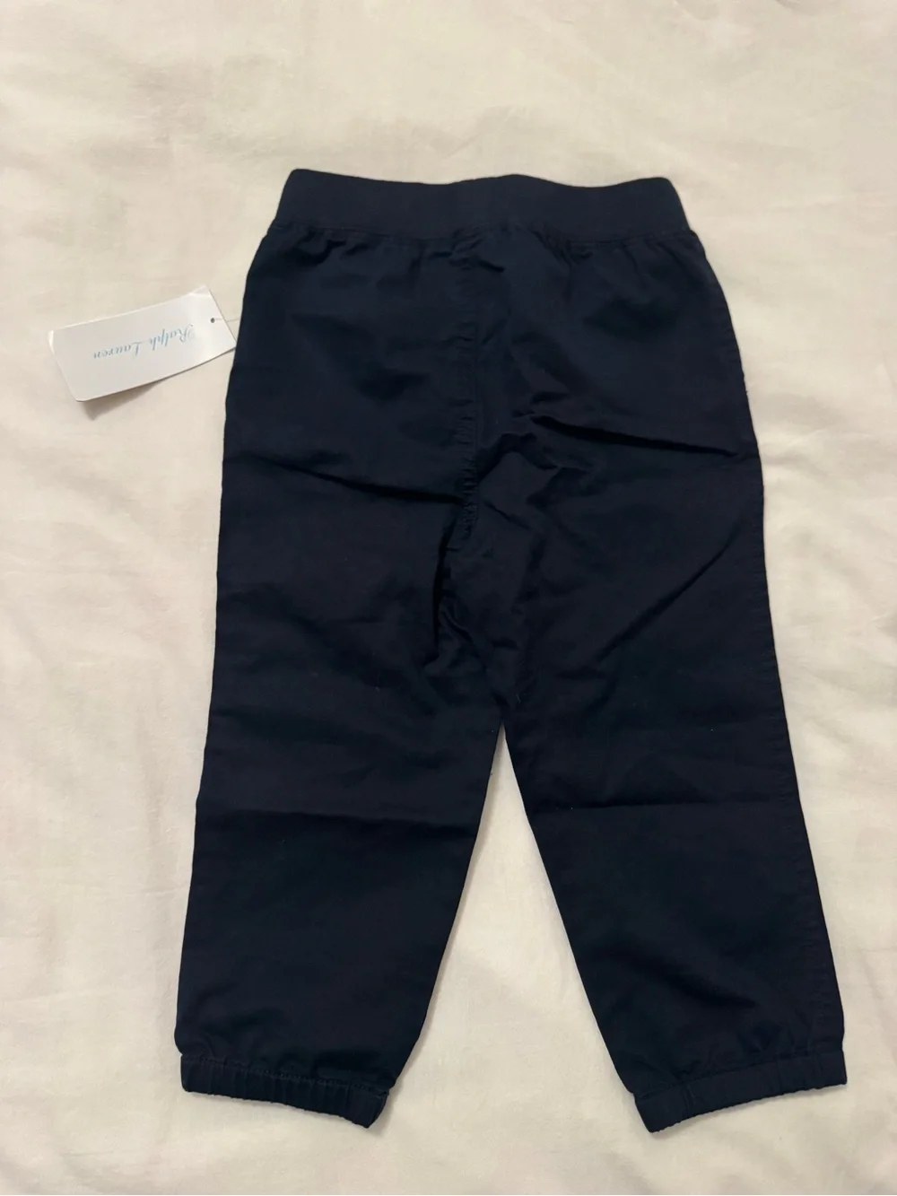 Ralph Lauren Navy Blue Cotton Jogger Pants for Kids